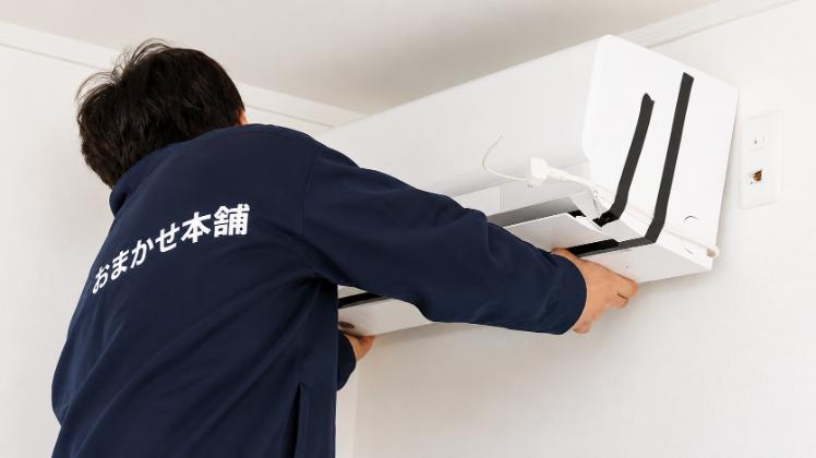 家電の取り外し作業